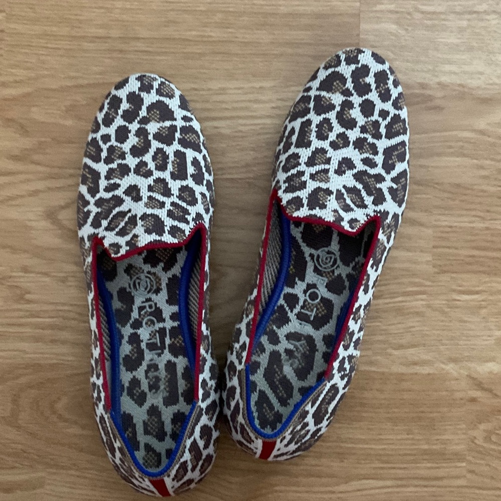 Rothy’s Stylish Leopard Print Slip-On Shoes